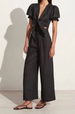 Faithfull The Brand Jamais Top Black 9 Faithfull The Brand Jamais Top Black -Chic Boutique Shop FF1410 BLK 2