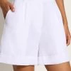 Faithfull The Brand Les Deux Short White -Chic Boutique Shop FF1500 WHT 4