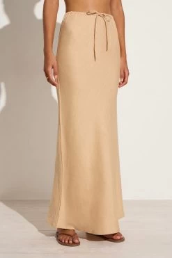 Faithfull The Brand Cataline Skirt Wheat
