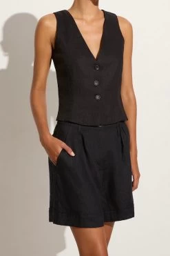 Faithfull The Brand Salome Top Black