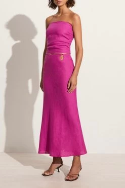 Faithfull The Brand Praiyah Bodice Magenta -Chic Boutique Shop FF2598 MGT 2