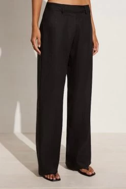 Faithfull The Brand Rossio Pants Black -Chic Boutique Shop FF2615 BLK 23089 FaithfullTheBrand D4 22284