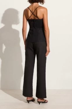 Faithfull The Brand Marcelo Top Black -Chic Boutique Shop FF2647 BLK 4 df7ca7f2 b330 4419 9547 e1423ac2e987