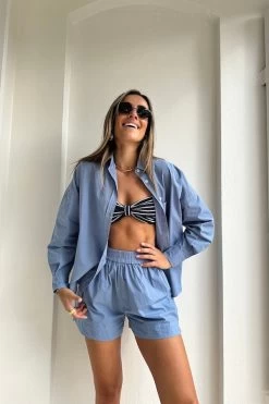 Chiara Shorts Powder Blue