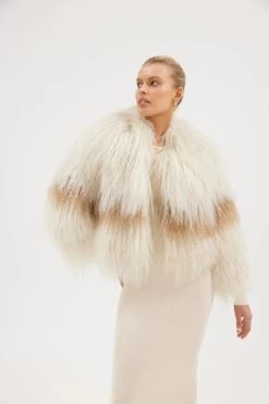 Georgina Jacket Oatmeal/Tan