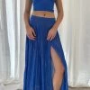 Calypso Skirt Royal Blue/Gold -Chic Boutique Shop IMG 101944 0