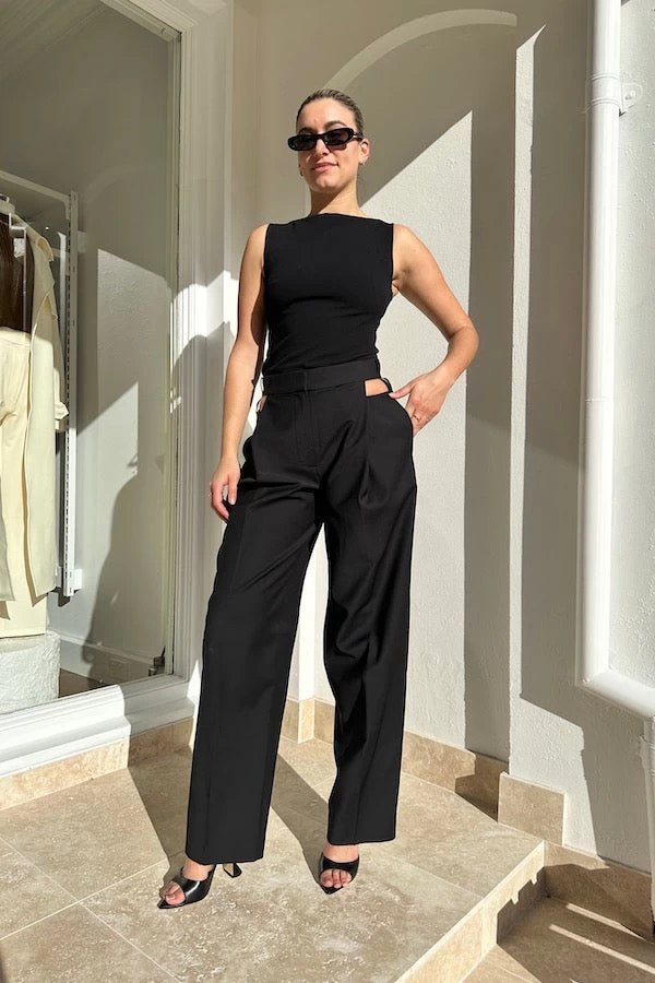 Verona Top Black 4 Verona Top Black - Image 2