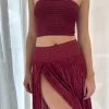Tube Top Merlot -Chic Boutique Shop IMG 4877