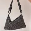 Diamonte Mesh Bag Black -Chic Boutique Shop IMG 4948