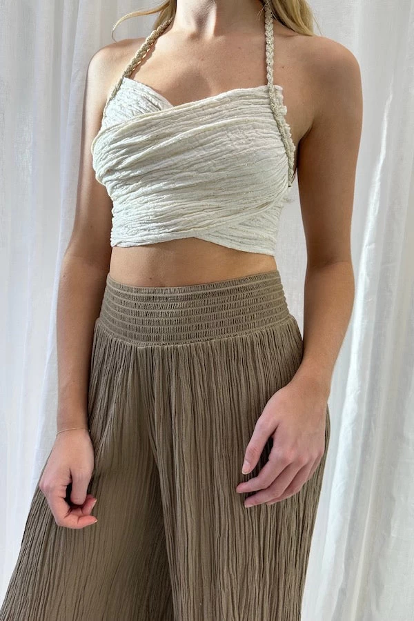 Penelope Top Ecru/Gold 3 Penelope Top Ecru/Gold