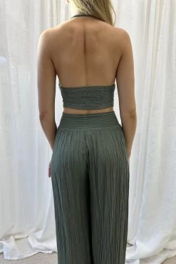 Penelope Top Khaki/Gold -Chic Boutique Shop IMG 5693