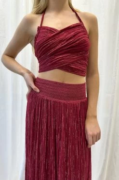 Penelope Top Merlot/Gold