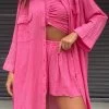 Olina Shirt Dress Pink 1 Olina Shirt Dress Pink -Chic Boutique Shop IMG 7960 Facetune 11 01 2023 12 51 18