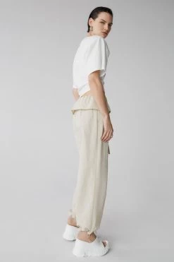 Izumi Rib Jersey Tee Ivory -Chic Boutique Shop IZUMIRibJerseyTeeIvory 2