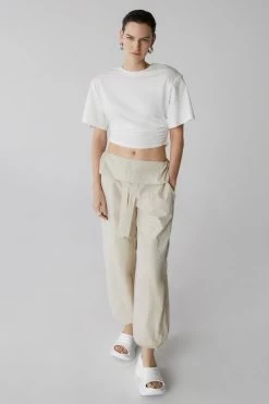 Izumi Rib Jersey Tee Ivory