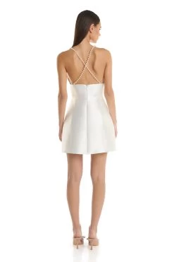 Karina Dress White 13 Karina Dress White -Chic Boutique Shop KarinaDressWhiteBack EliyaTheLabel