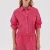 Chiara Shorts Raspberry -Chic Boutique Shop LMCS006 THE CHIARA SHIRT SHORT CLASSIC RASBERRY 30091 2a9da0ec d47c 4c47 8d1d 457bd5c7eb09
