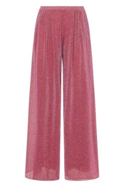 OSEREE Lumiere Wide Pants Raspberry -Chic Boutique Shop LWF235 RASPBERRY
