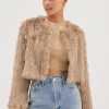 Lola Crop Jacket Beige -Chic Boutique Shop LolaJacket Beige 04