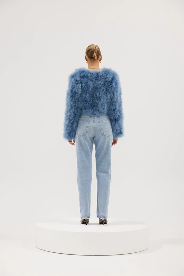 Manhattan Feather Jacket Denim 7 Manhattan Feather Jacket Denim - Image 5