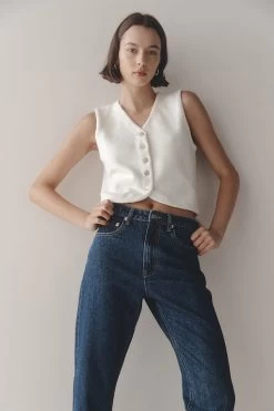 Kate Waistcoat Ivory 13 Kate Waistcoat Ivory -Chic Boutique Shop MarleW23 LB WebResize D288