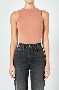 Jonesy Singlet Terracotta