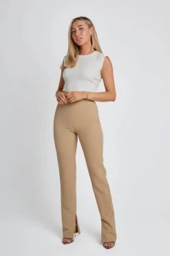 Ultimate Muse Straight Leg Trouser Camel