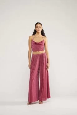 OSEREE Lumiere Wide Pants Raspberry
