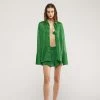 OSEREE Lumiere Sleeves Shirt Emerald -Chic Boutique Shop Oseree CHS233561
