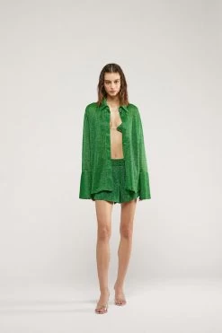 OSEREE Lumiere Sleeves Shirt Emerald