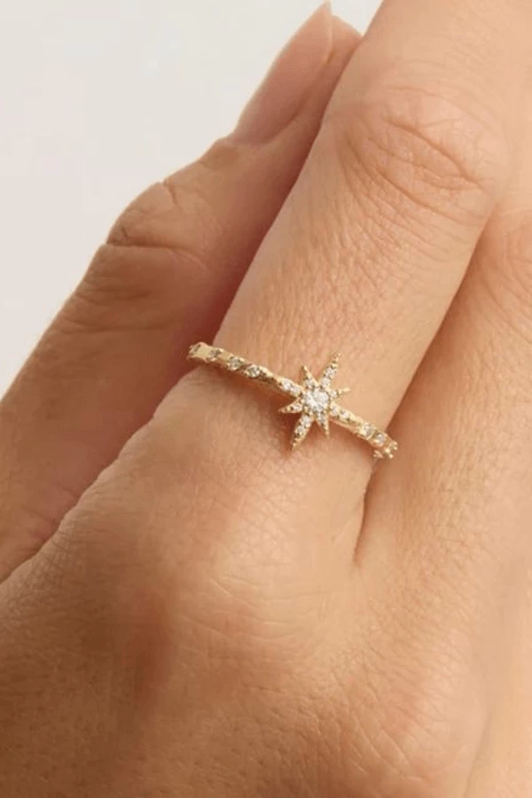 Gold Dancing In Starlight Ring 4 Gold Dancing In Starlight Ring - Image 2