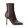 Halsey Chocolate Nappa 10.5cm Ankle Boots -Chic Boutique Shop Picture 2023 04 19T152756.626