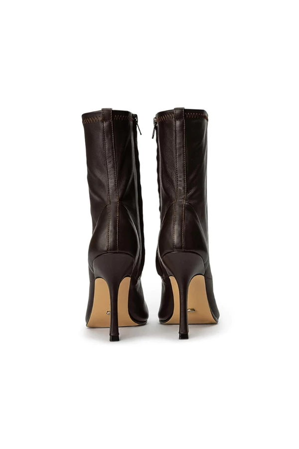 Halsey Chocolate Nappa 10.5cm Ankle Boots 7 Halsey Chocolate Nappa 10.5cm Ankle Boots - Image 5