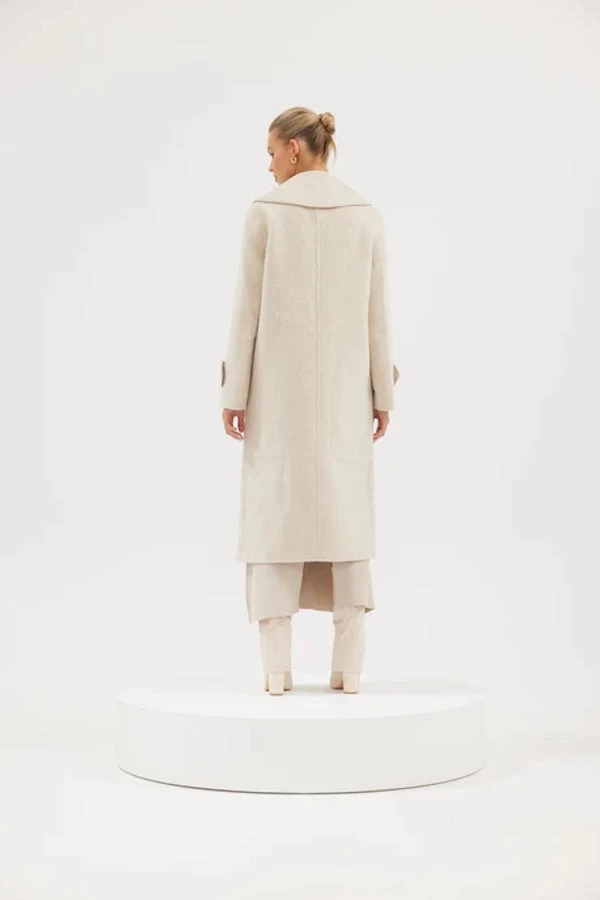 Piper Cashmere Coat Stone 8 Piper Cashmere Coat Stone - Image 6