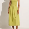 Faithfull The Brand Madella Midi Dress Artichoke -Chic Boutique Shop ProductListingImageHub 10