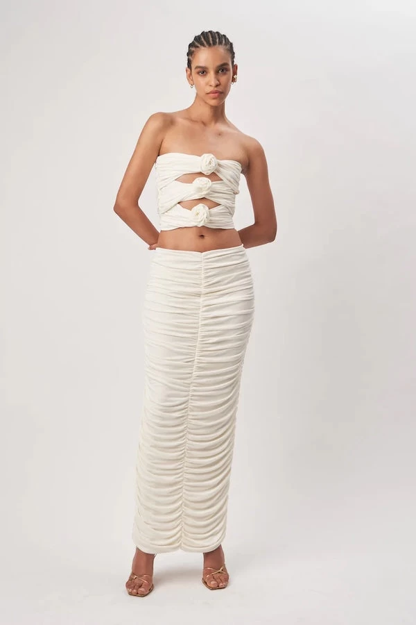 Roma Skirt White 4 Roma Skirt White - Image 2