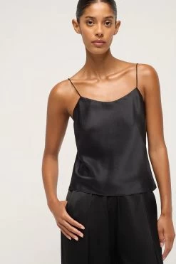 Bias Camisole Black