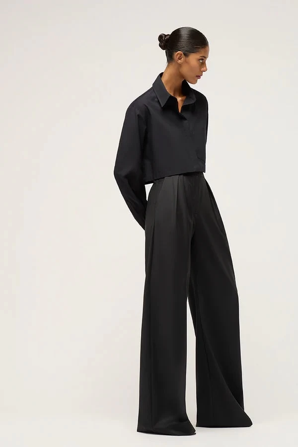 Cropped Shirt Black 6 Cropped Shirt Black - Image 4