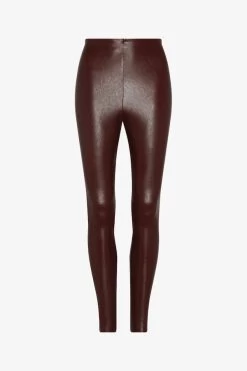 Commando Faux Leather Legging W/ Perfect Control Oxblood 7 Commando Faux Leather Legging W/ Perfect Control Oxblood -Chic Boutique Shop SLG06 OXB 4