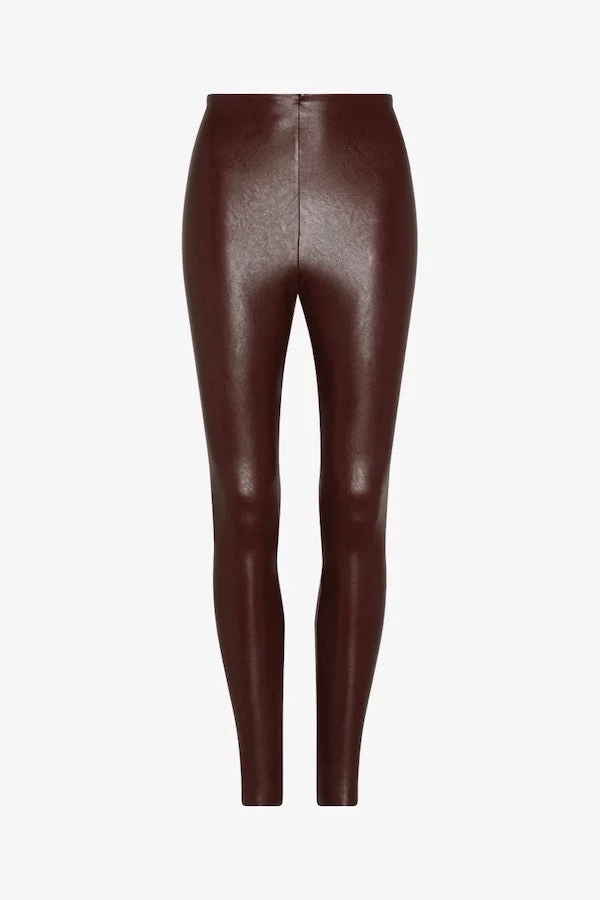 Commando Faux Leather Legging W/ Perfect Control Oxblood 5 Commando Faux Leather Legging W/ Perfect Control Oxblood - Image 3