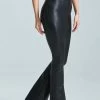 Commando Faux Leather Flared Leggings -Chic Boutique Shop SLG20 BLK 0025