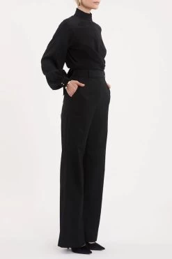 Rebecca Vallance Sloane Top Black -Chic Boutique Shop SLOANE TOP 2302 2500 BLACK SIDE 1 1 54310copy