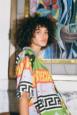 "VERY GEO 2.0" Resort Shirt -Chic Boutique Shop SVS Spring2023 Look17 2