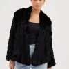 Valencia Fur Jacket Black 2 Valencia Fur Jacket Black -Chic Boutique Shop ValenciaJacket Black 04