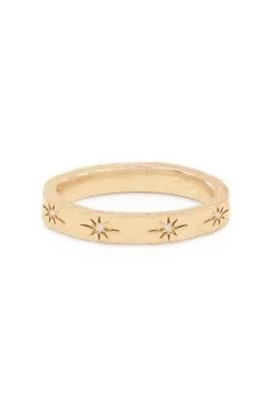 Gold Stardust Ring