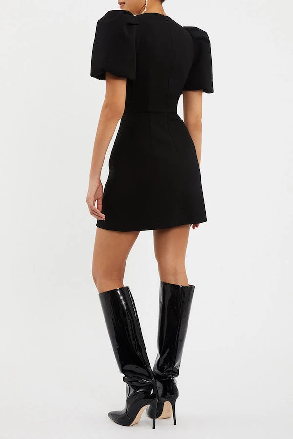 Rebecca Vallance Yvonne Bow Mini Dress 8 Rebecca Vallance Yvonne Bow Mini Dress - Image 6