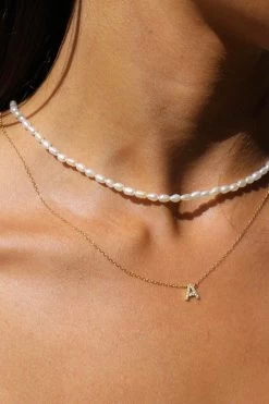 Pavé Letter Necklace 8 Pavé Letter Necklace -Chic Boutique Shop avant crystal letter necklace 2 3000x 14fefc0f 88b4 4b24 bcb3 07b24c565b8f