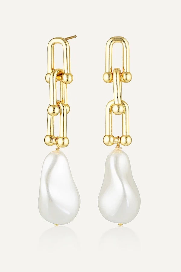 Cleo Pearl Earrings 3 Cleo Pearl Earrings