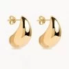 Gold Made Of Magic Large Earrings -Chic Boutique Shop e37g18 gold made of magic large earrings gold 1