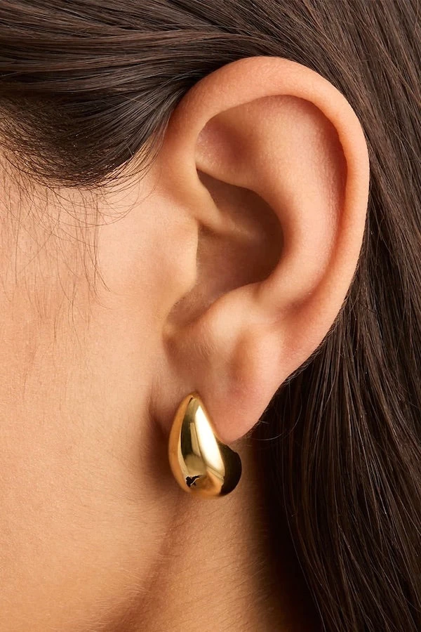 Gold Made Of Magic Large Earrings 4 Gold Made Of Magic Large Earrings - Image 2